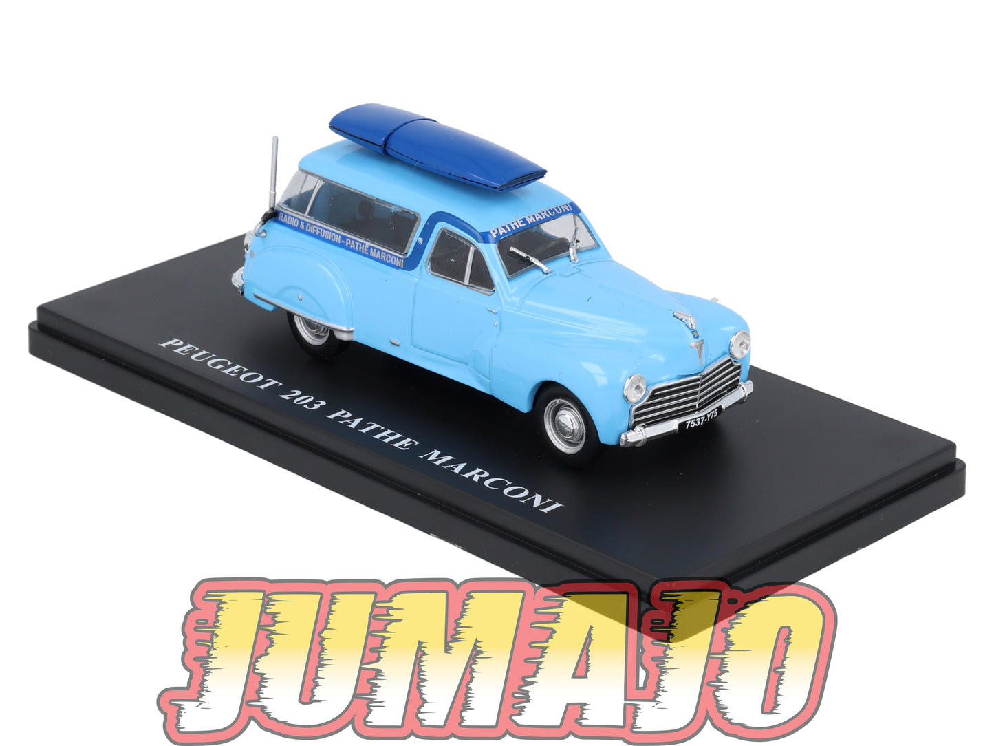 TDF48 Voiture Tour De France 1/43 HACHETTE : PEUGEOT 203 Pathe Marconi