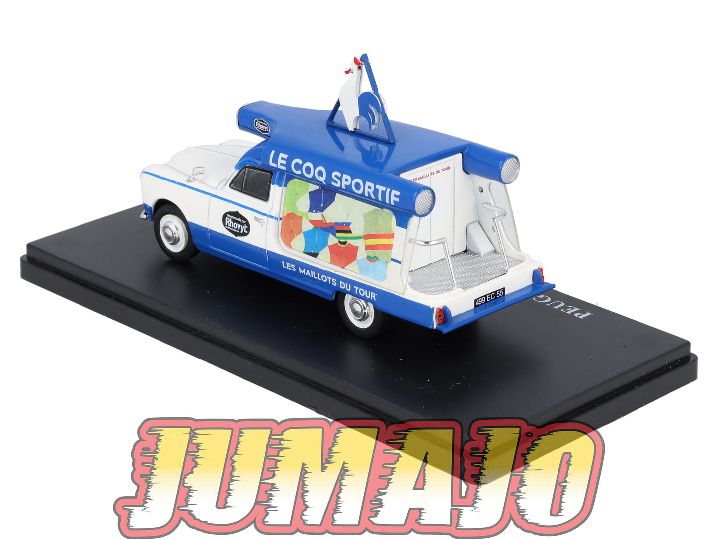 TDF63 Voiture Tour De France 1/43 HACHETTE : PEUGEOT 403 U8 Le Coq sportif