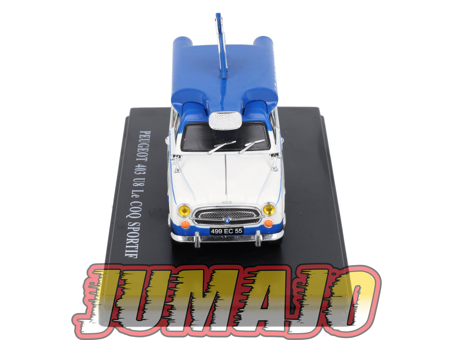 TDF63 Voiture Tour De France 1/43 HACHETTE : PEUGEOT 403 U8 Le Coq sportif