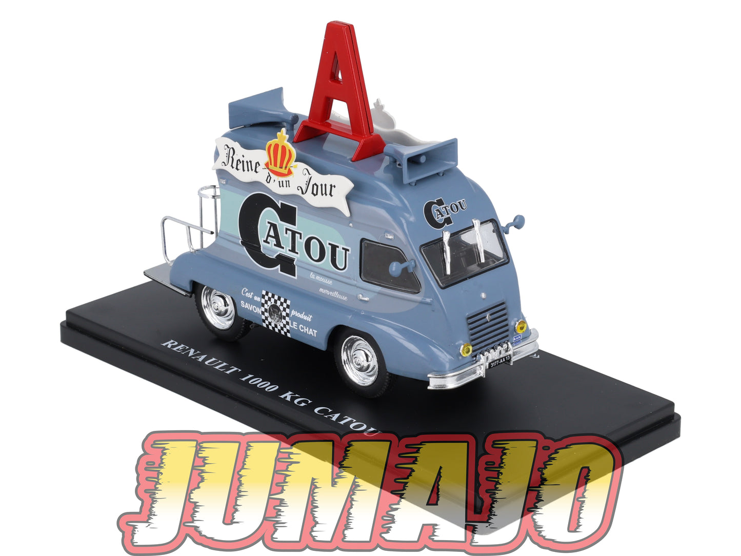 TDF66 Voiture Tour De France 1/43 HACHETTE : RENAULT 1000 Kg CATOU