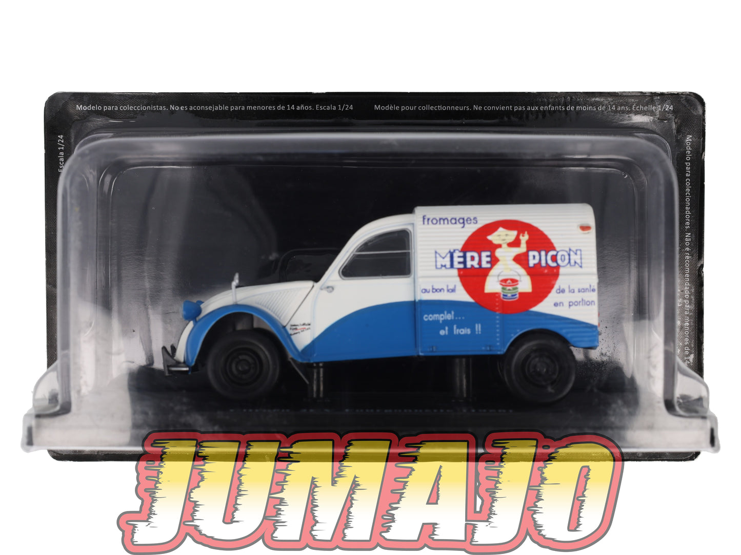 TES14 Voiture 1/24 Hachette TEST : CITROEN 2CV Fourgonnette 1958 Mère Picon