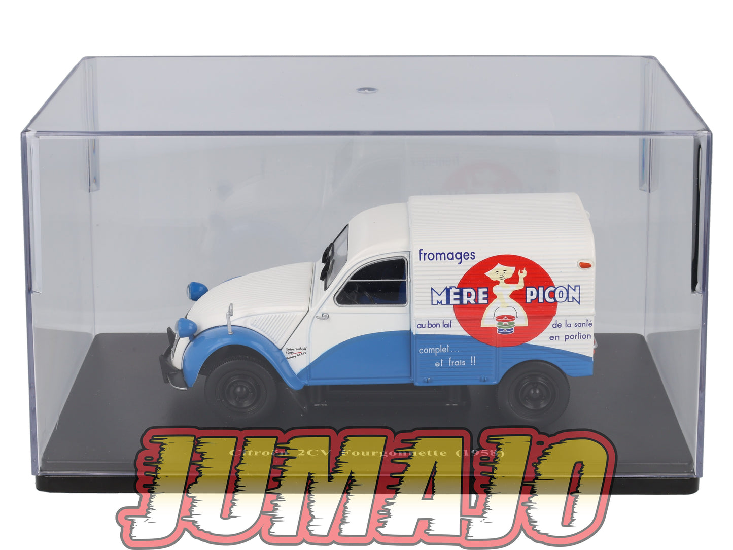 TES14 Voiture 1/24 Hachette TEST : CITROEN 2CV Fourgonnette 1958 Mère Picon