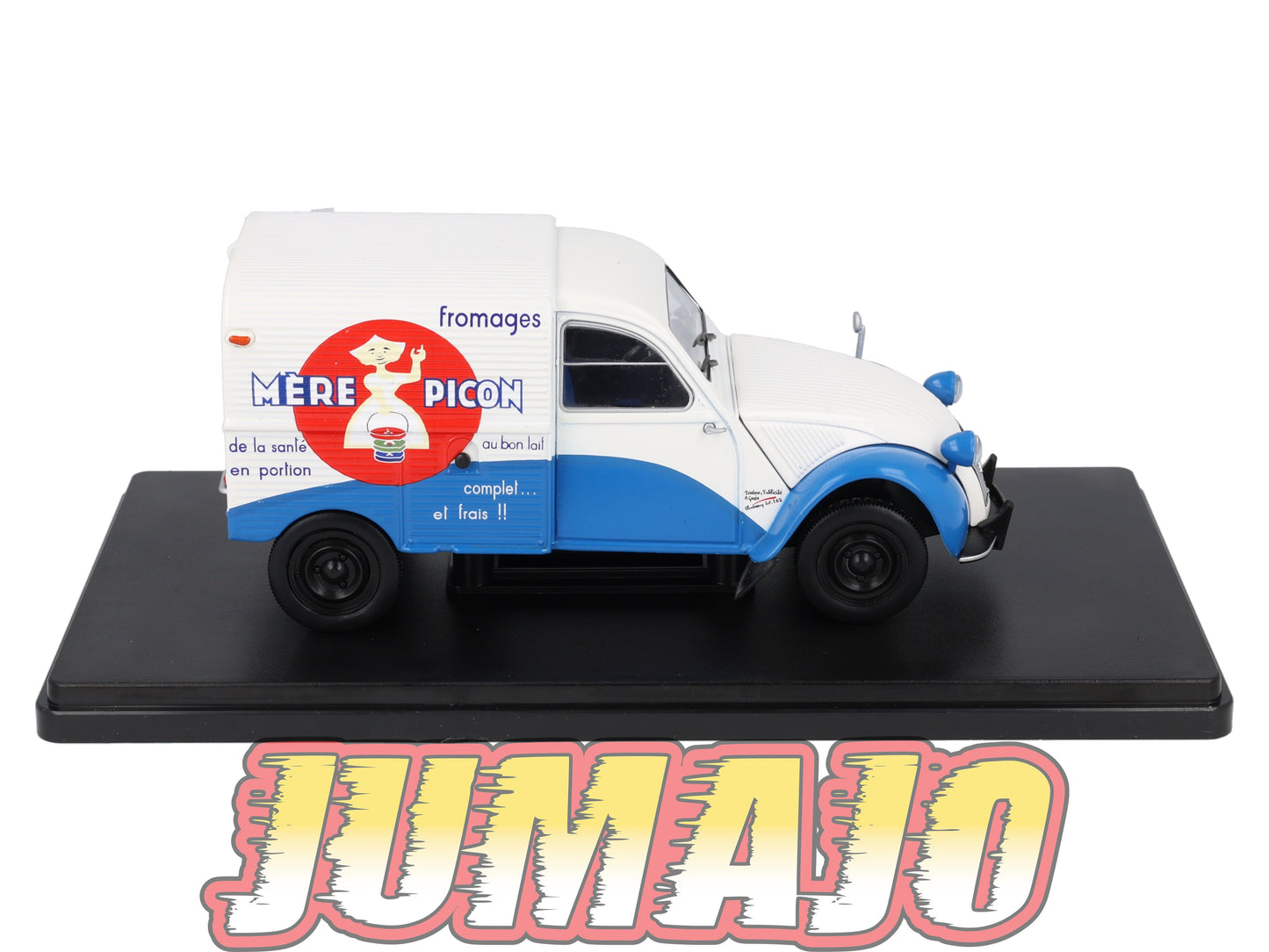 TES14 Voiture 1/24 Hachette TEST : CITROEN 2CV Fourgonnette 1958 Mère Picon
