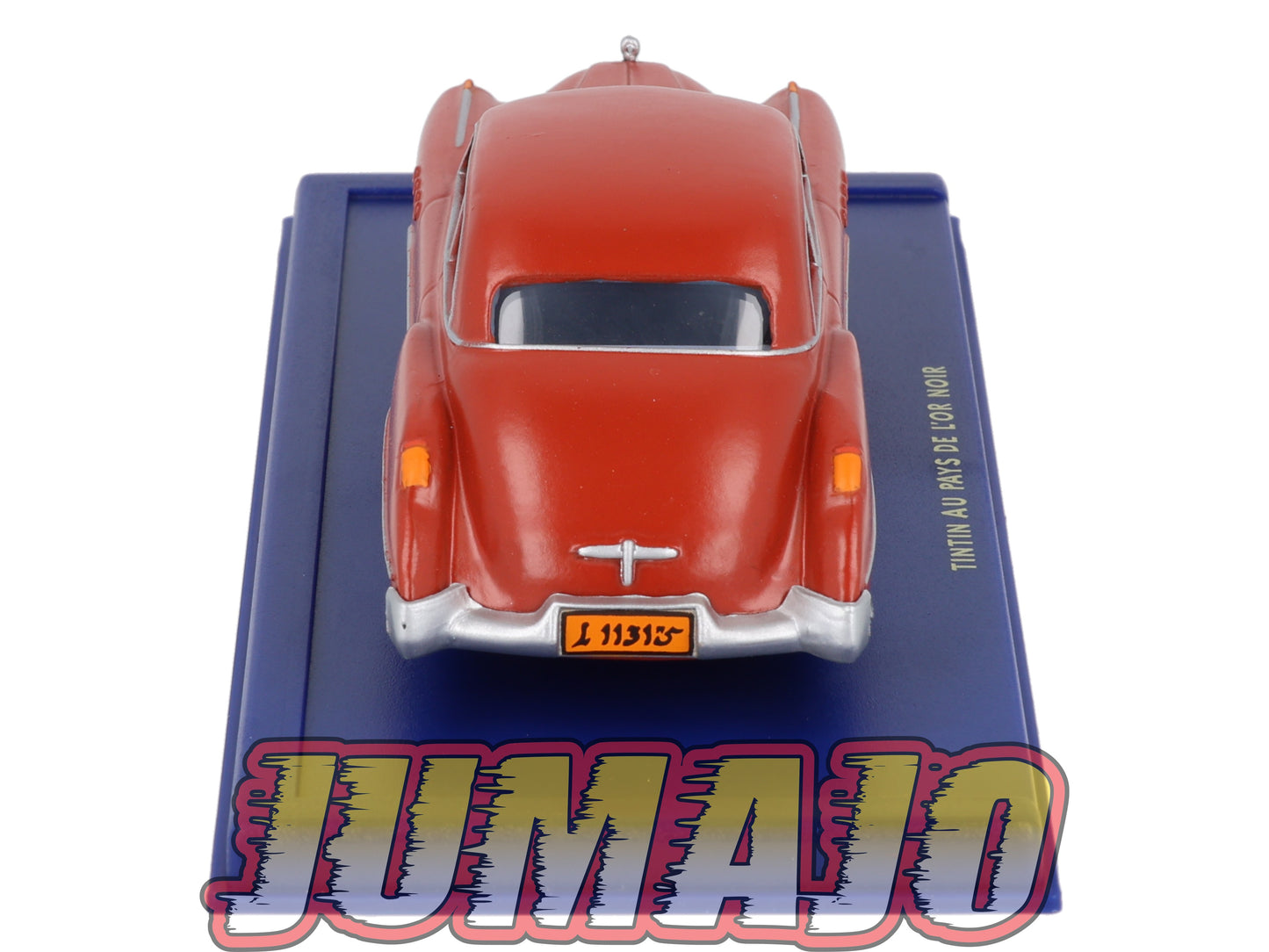 TIN10 Voiture 1/43 TINTIN atlas BUICK Americaine Rouge De Tintin Au Pays De L'or Noire Années 40