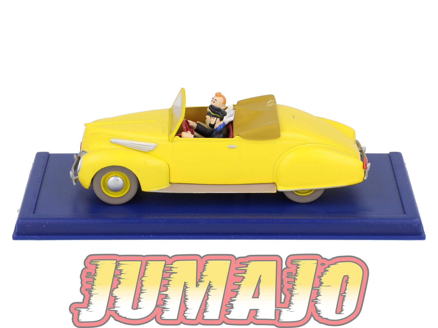 TIN12 Voiture 1/43 TINTIN atlas LINCOLN Zephyr Cabriolet Capitaine Haddock Les Sept Boules De Cristal 1939