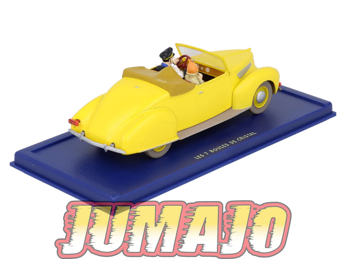 TIN12 Voiture 1/43 TINTIN atlas LINCOLN Zephyr Cabriolet Capitaine Haddock Les Sept Boules De Cristal 1939