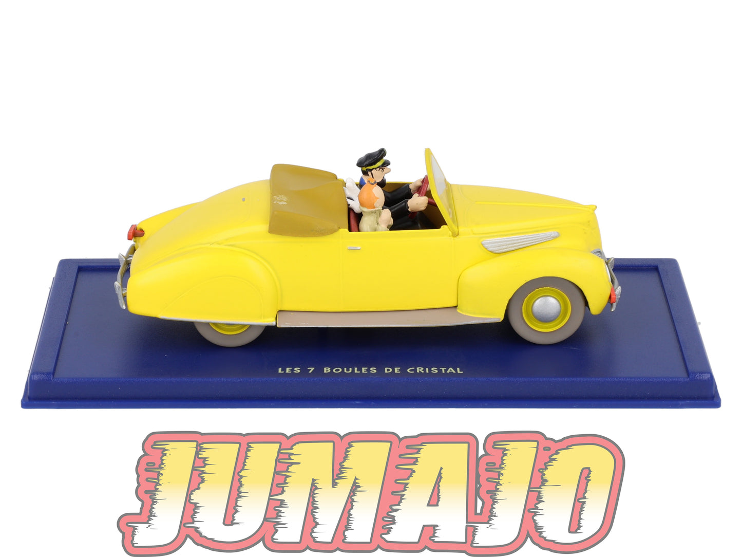 TIN12 Voiture 1/43 TINTIN atlas LINCOLN Zephyr Cabriolet Capitaine Haddock Les Sept Boules De Cristal 1939