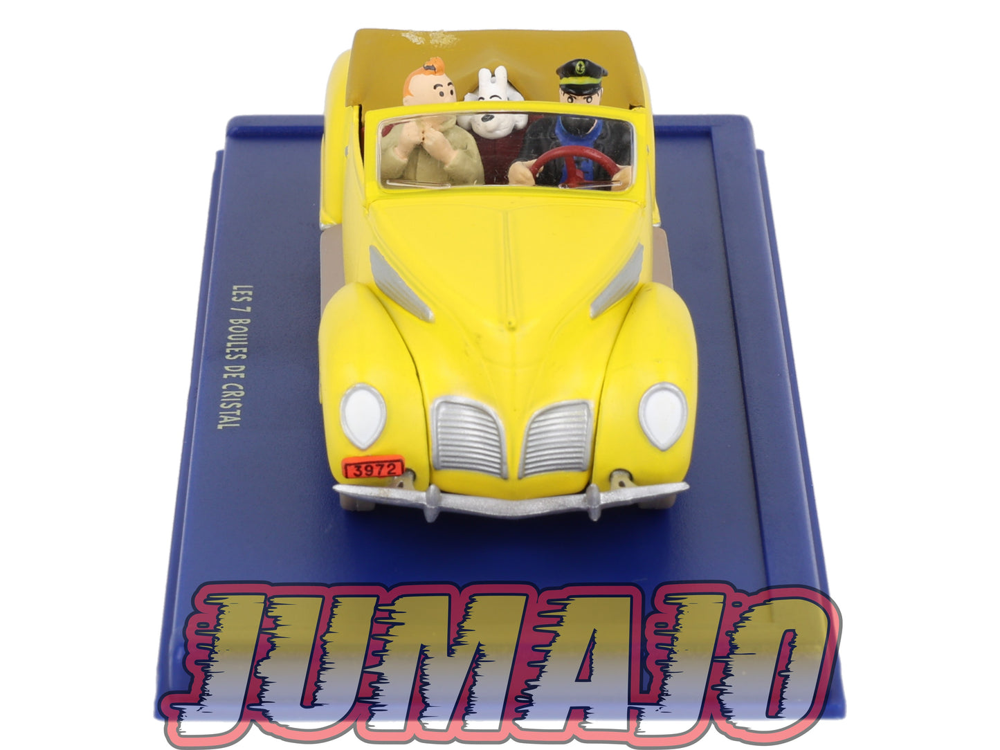TIN12 Voiture 1/43 TINTIN atlas LINCOLN Zephyr Cabriolet Capitaine Haddock Les Sept Boules De Cristal 1939