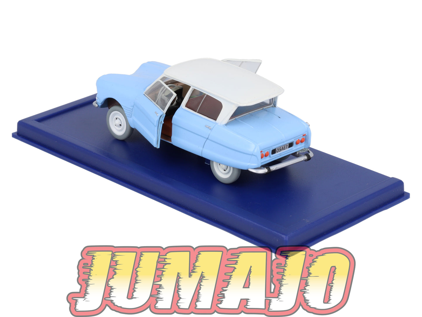 TIN14 Voiture 1/43 TINTIN atlas CITROËN AMI 6 Les Bijoux De La Castafiore Années 60