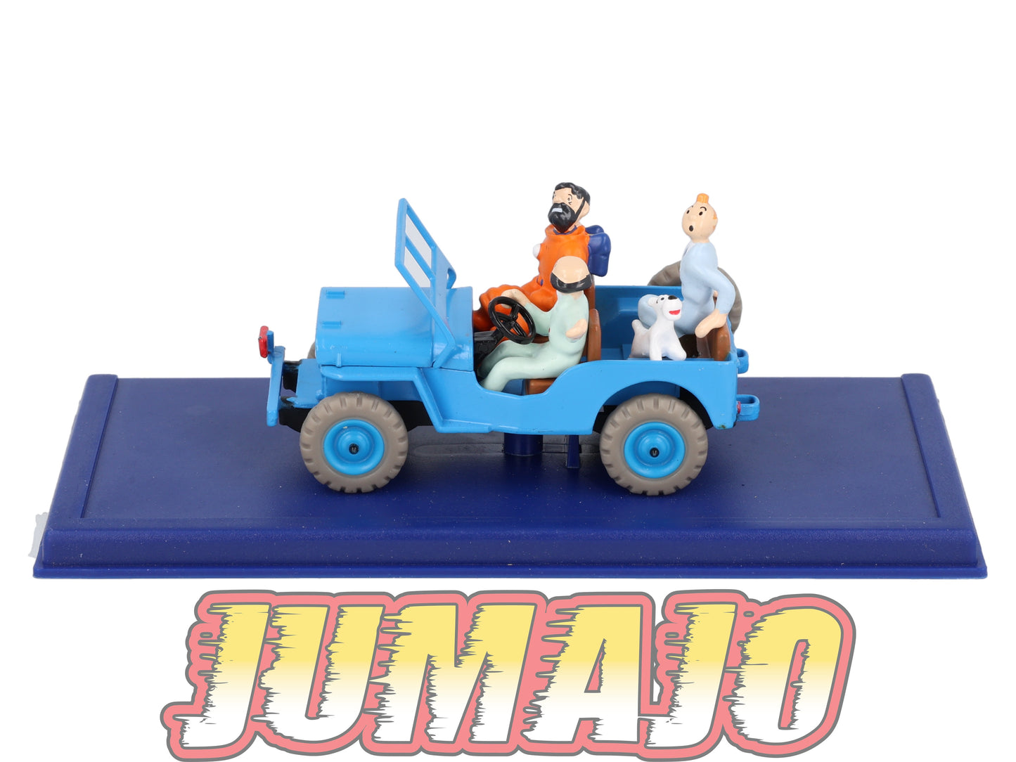 TIN1 Voiture 1/43 TINTIN atlas JEEP Willys CJ2A Objectif Lune 1946
