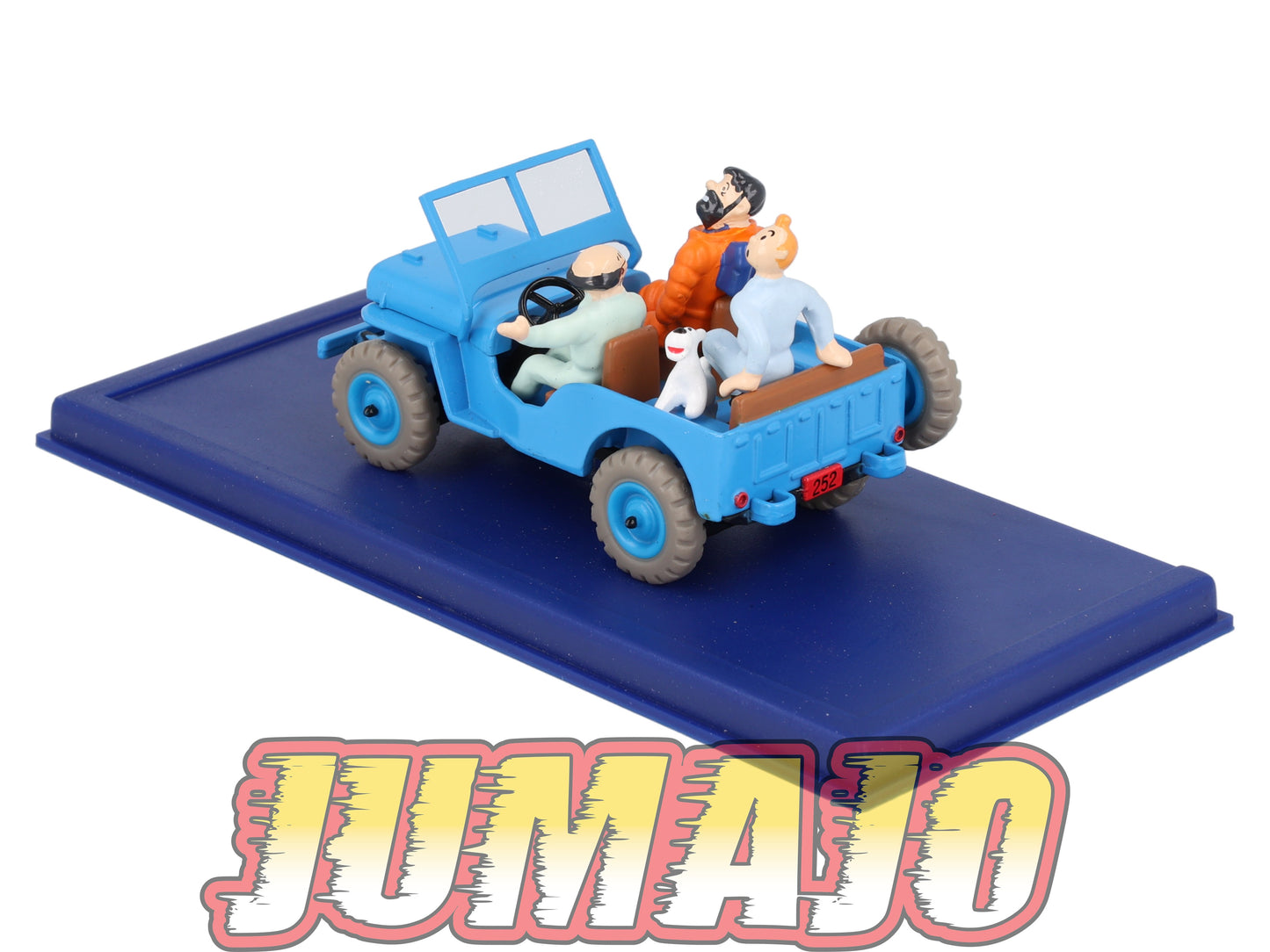TIN1 Voiture 1/43 TINTIN atlas JEEP Willys CJ2A Objectif Lune 1946