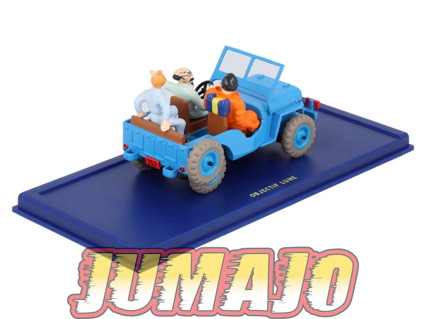 TIN1 Voiture 1/43 TINTIN atlas JEEP Willys CJ2A Objectif Lune 1946