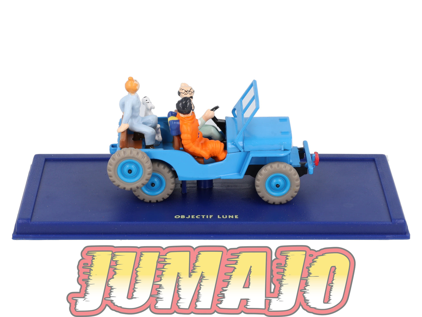 TIN1 Voiture 1/43 TINTIN atlas JEEP Willys CJ2A Objectif Lune 1946