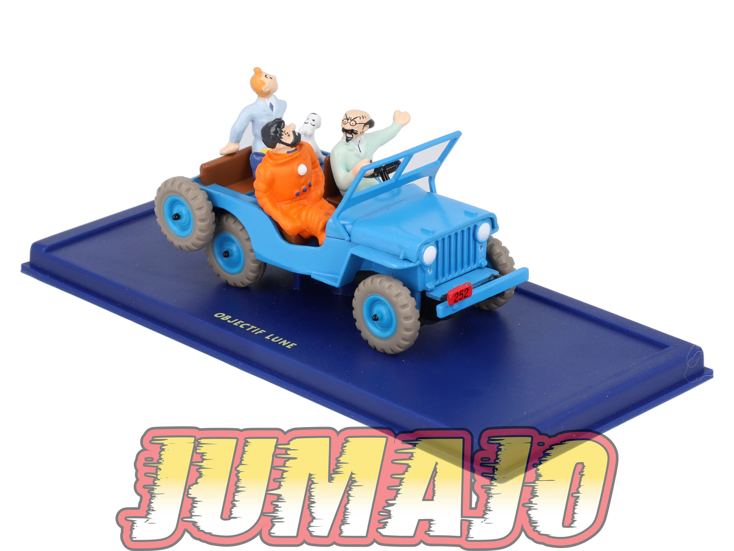 TIN1 Voiture 1/43 TINTIN atlas JEEP Willys CJ2A Objectif Lune 1946