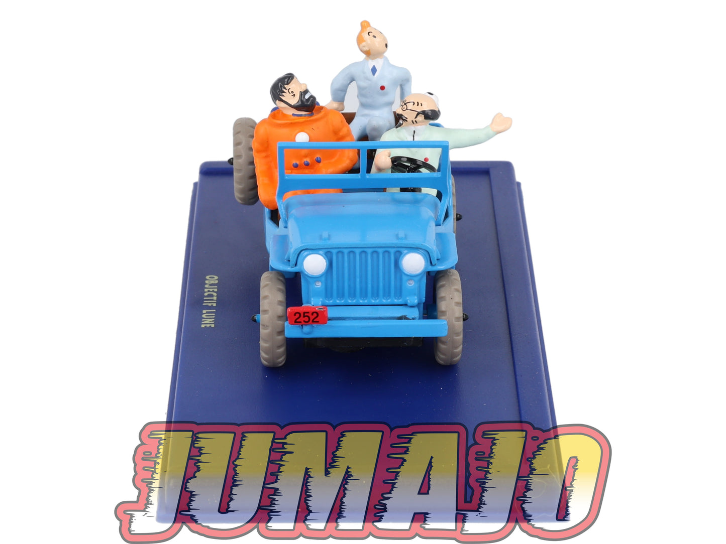 TIN1 Voiture 1/43 TINTIN atlas JEEP Willys CJ2A Objectif Lune 1946