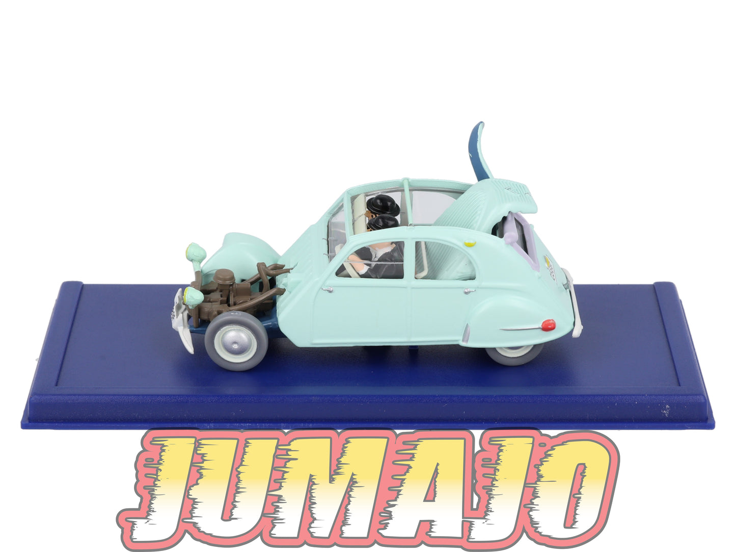 TIN33 Voiture 1/43 TINTIN atlas CITROËN 2CV Emboutie Bijoux De La Castafiore 1954