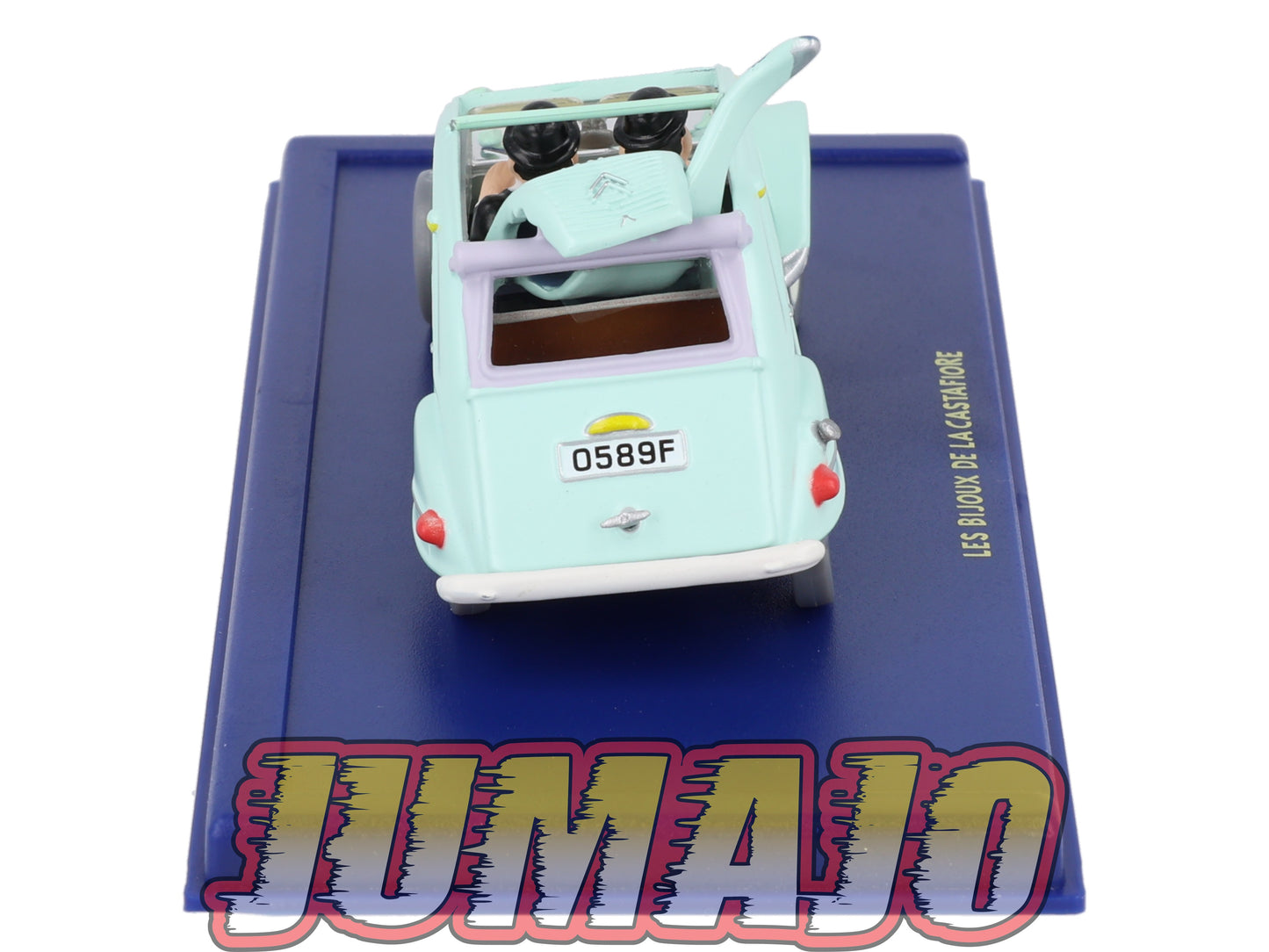 TIN33 Voiture 1/43 TINTIN atlas CITROËN 2CV Emboutie Bijoux De La Castafiore 1954
