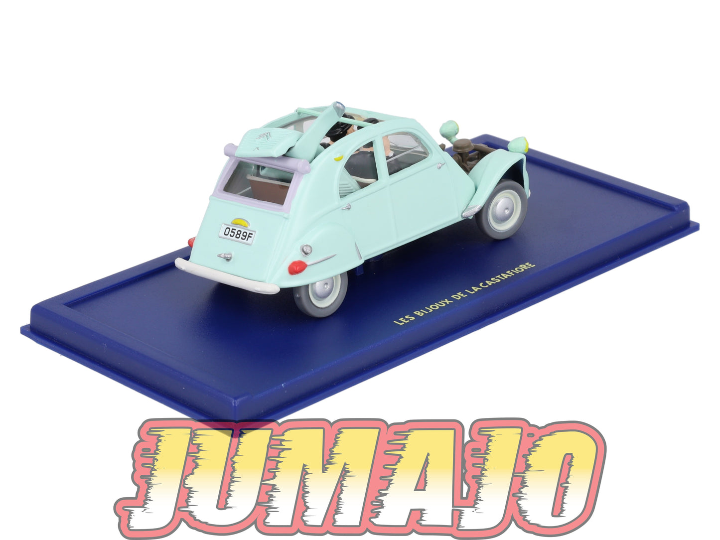 TIN33 Voiture 1/43 TINTIN atlas CITROËN 2CV Emboutie Bijoux De La Castafiore 1954