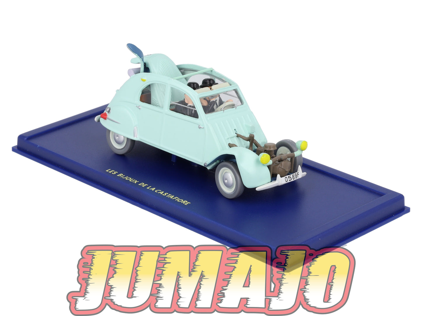 TIN33 Voiture 1/43 TINTIN atlas CITROËN 2CV Emboutie Bijoux De La Castafiore 1954