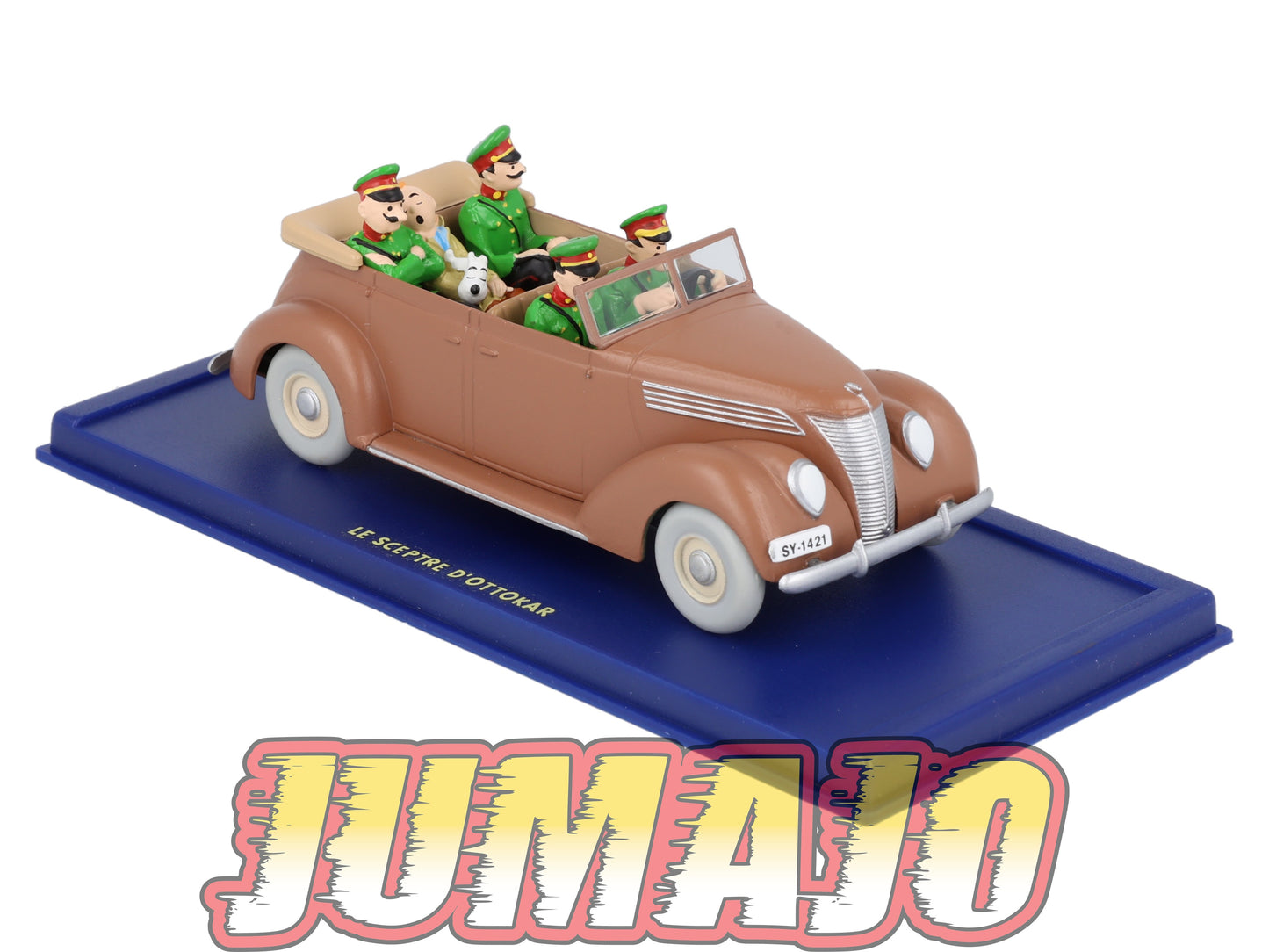 TIN34 Voiture 1/43 TINTIN atlas FORD V8 Décapotable Du Sceptre D'Ottokar 1937