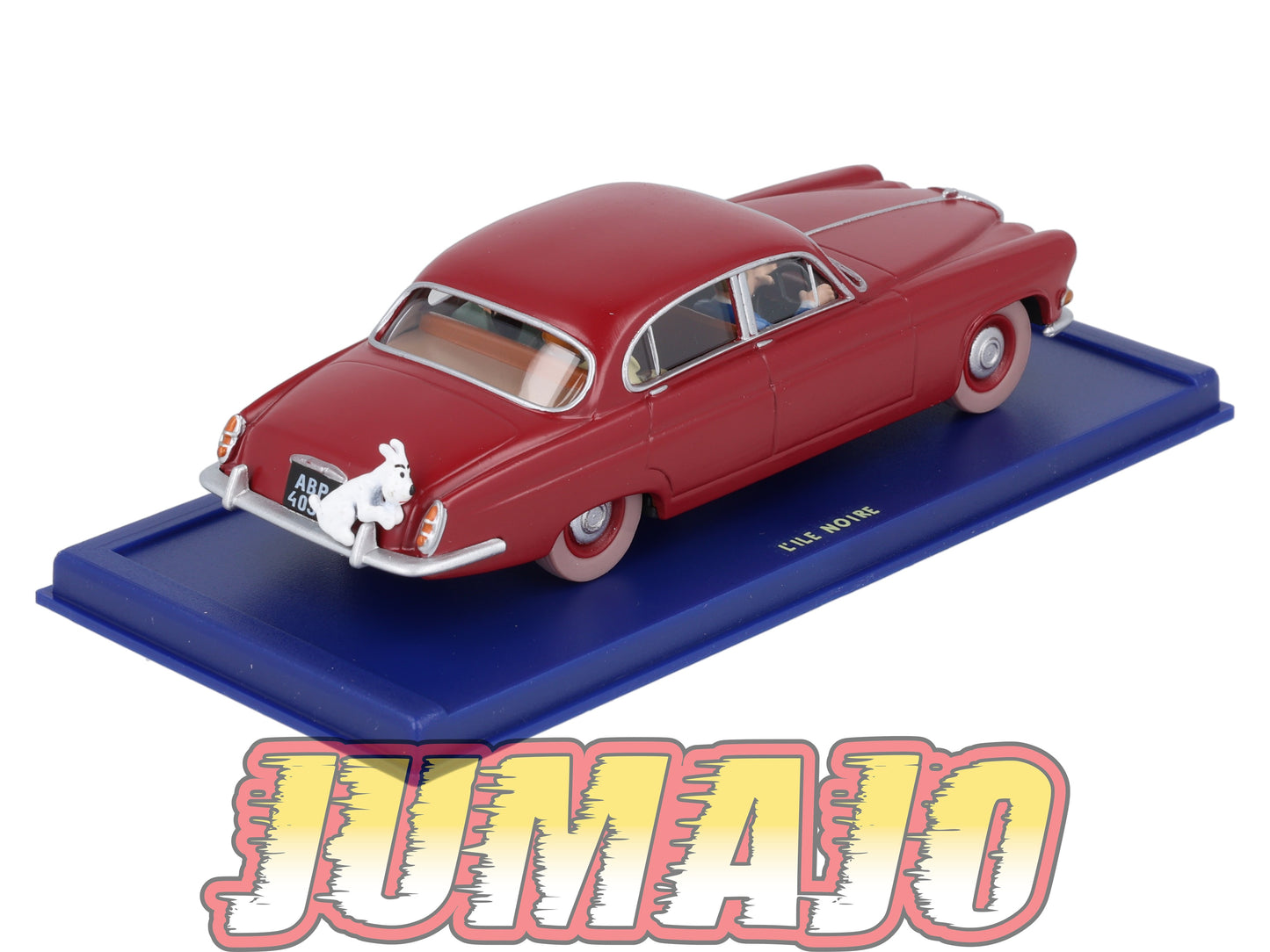 TIN40 Voiture 1/43 TINTIN atlas JAGUAR MKX Docteur Muller L'île Noire 1962