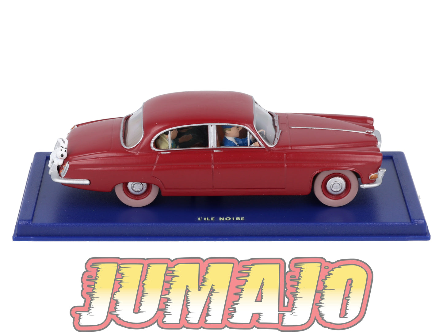 TIN40 Voiture 1/43 TINTIN atlas JAGUAR MKX Docteur Muller L'île Noire 1962