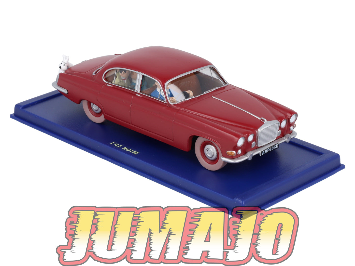 TIN40 Voiture 1/43 TINTIN atlas JAGUAR MKX Docteur Muller L'île Noire 1962