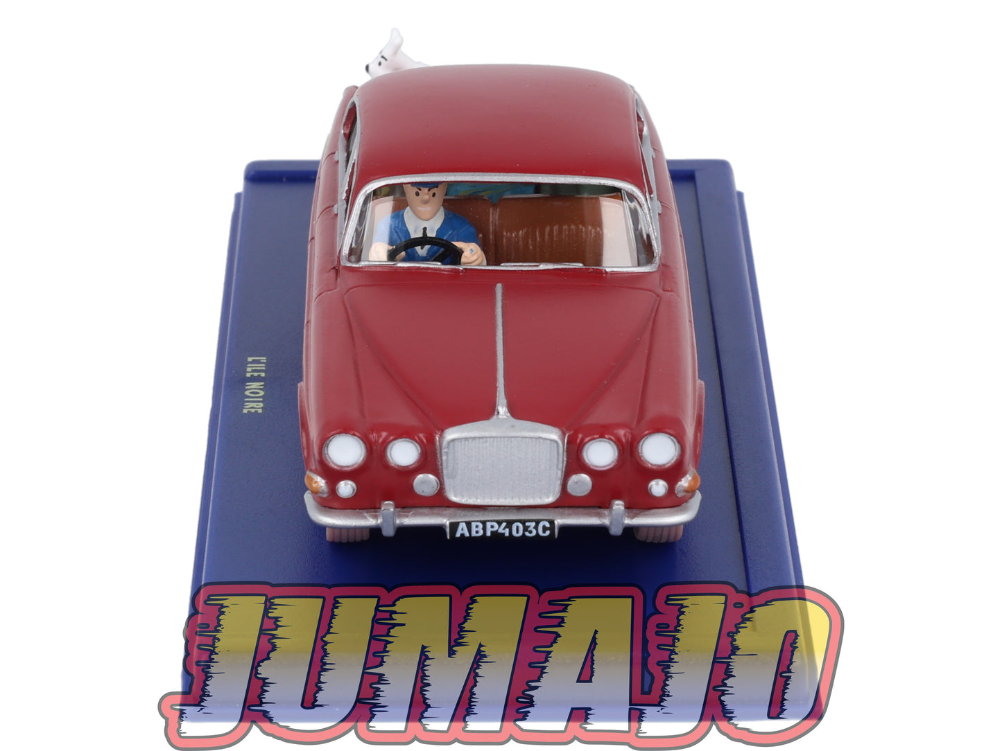 TIN40 Voiture 1/43 TINTIN atlas JAGUAR MKX Docteur Muller L'île Noire 1962