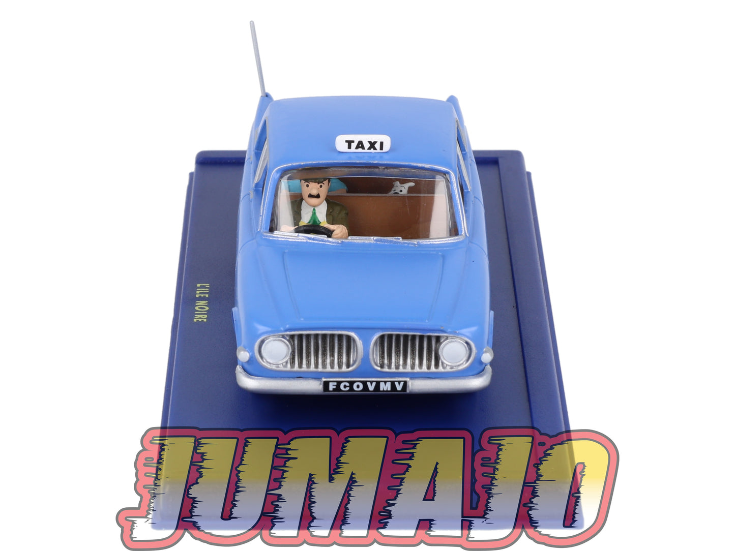 TIN45 Voiture 1/43 TINTIN atlas FORD Zephyr MKIII Taxi L'île Noire Années 60