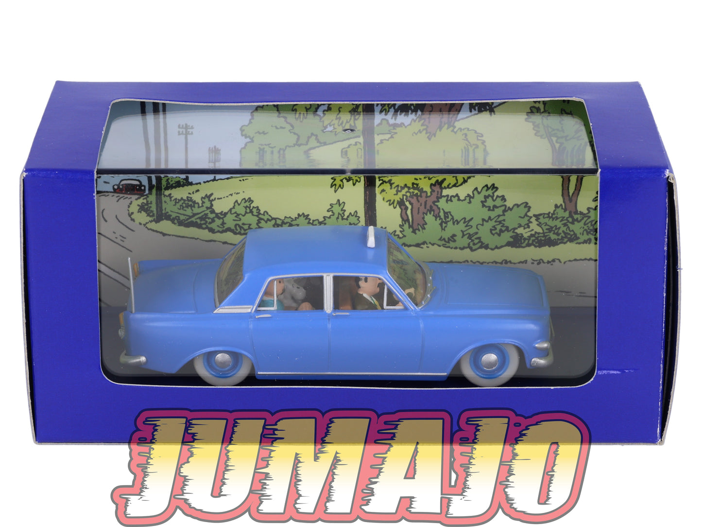 TIN45 Voiture 1/43 TINTIN atlas FORD Zephyr MKIII Taxi L'île Noire Années 60