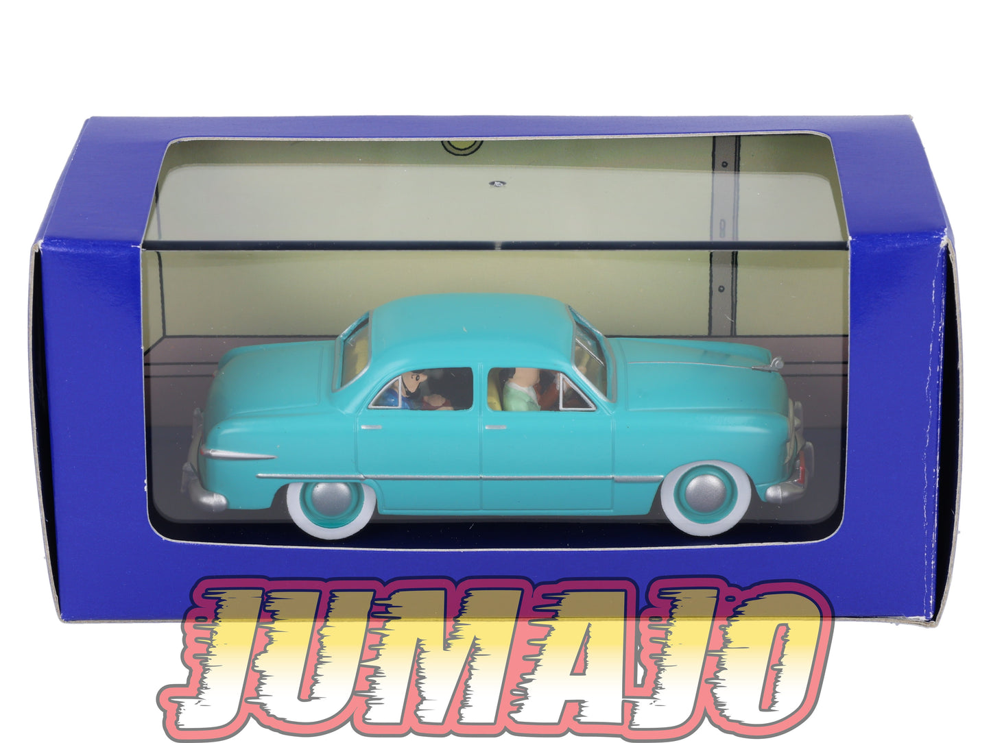 TIN49 Voiture 1/43 TINTIN atlas FORD Custom Objectif Lune 1949