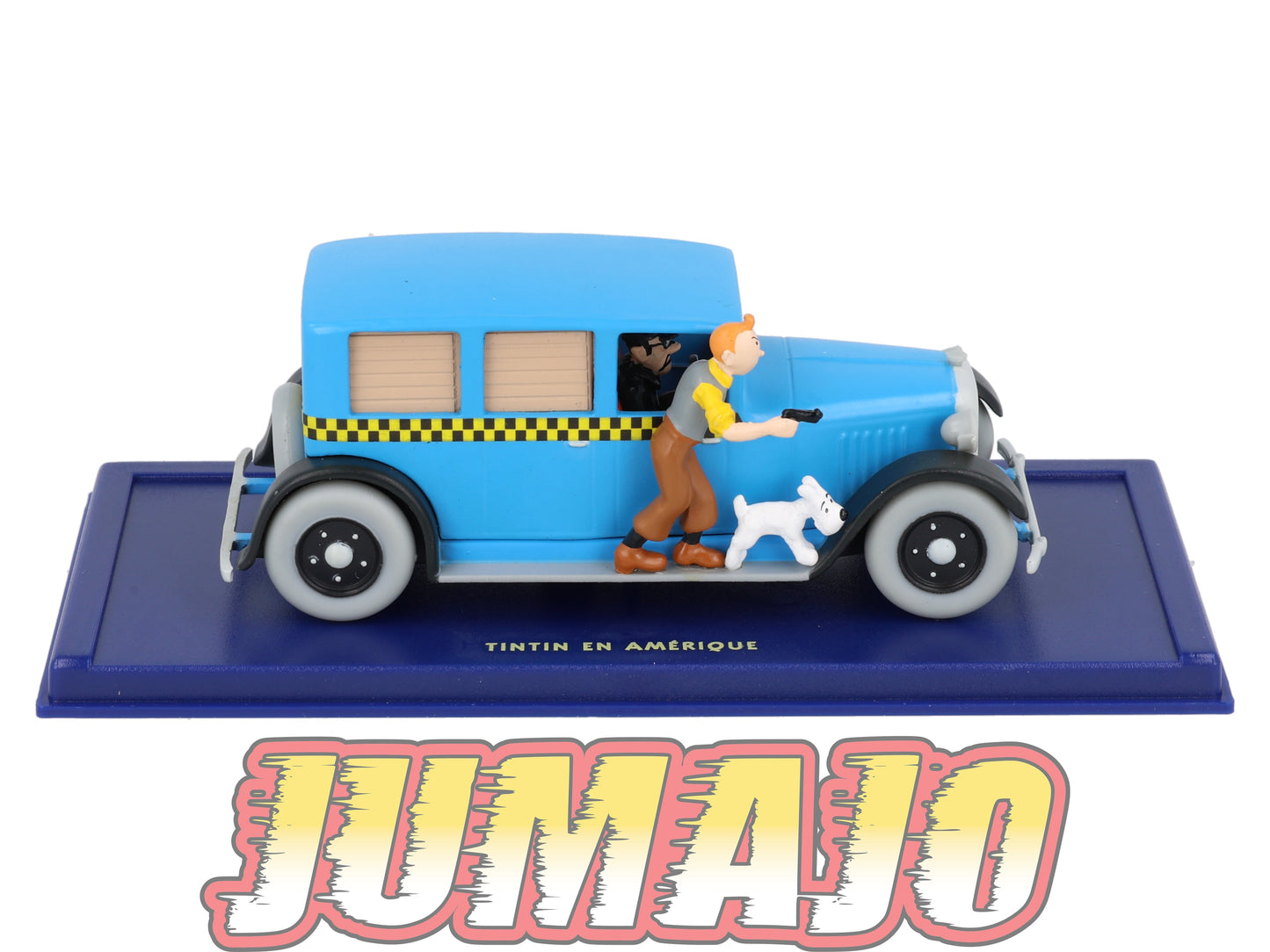 TIN4 Voiture 1/43 TINTIN atlas Tintin En Amérique Inspiré Du Taxi Checker 1929
