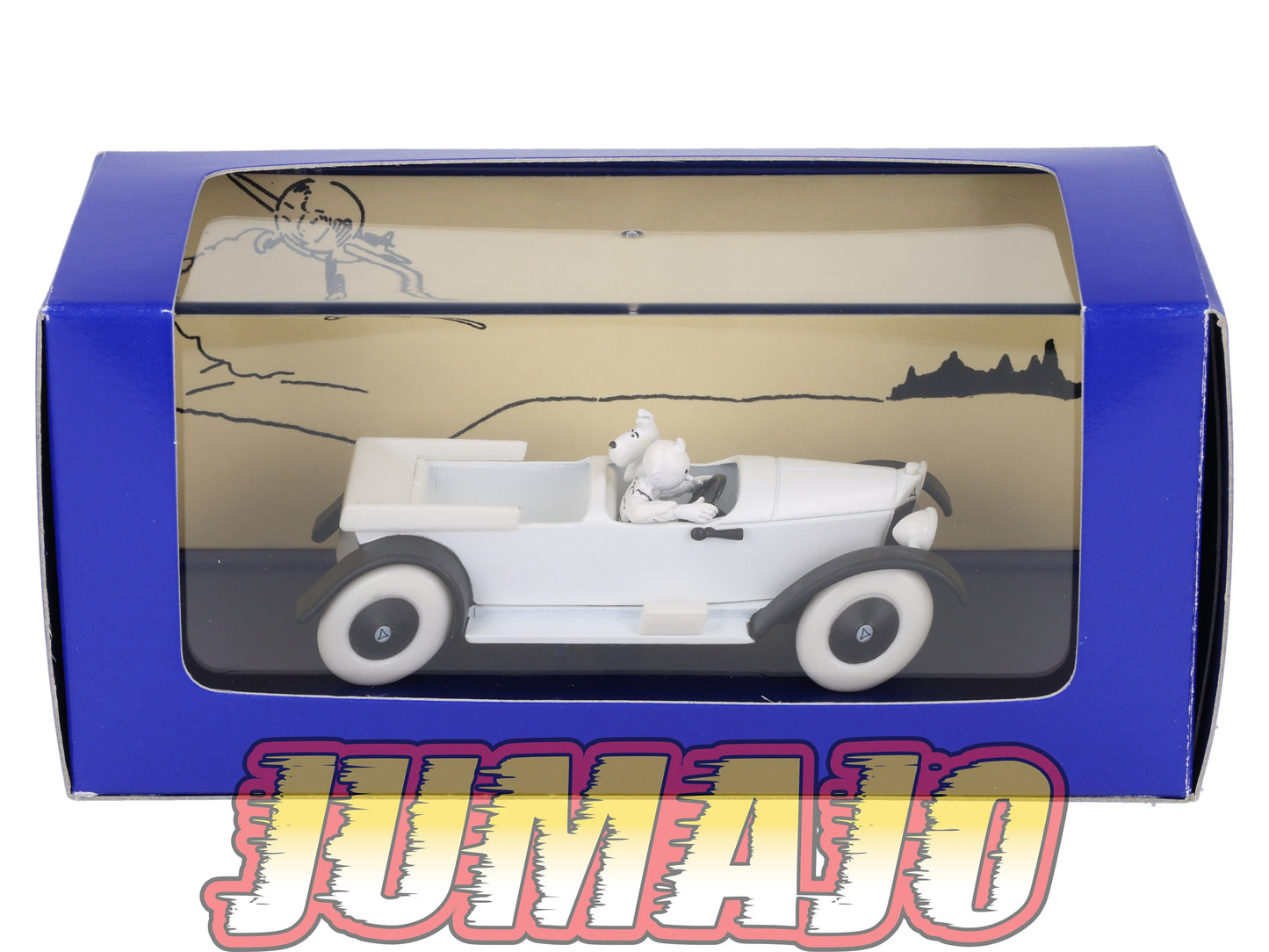 TIN50 Voiture 1/43 TINTIN atlas MERCEDES 15/40 Tintin Au Pays Des Soviets 1924