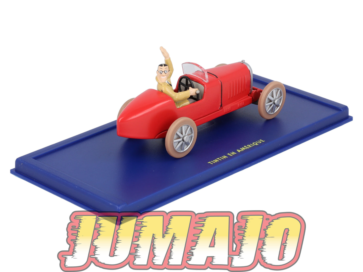 TIN54 Voiture 1/43 TINTIN atlas BUGATTI Type 37 Sport Tintin En Amérique 1926