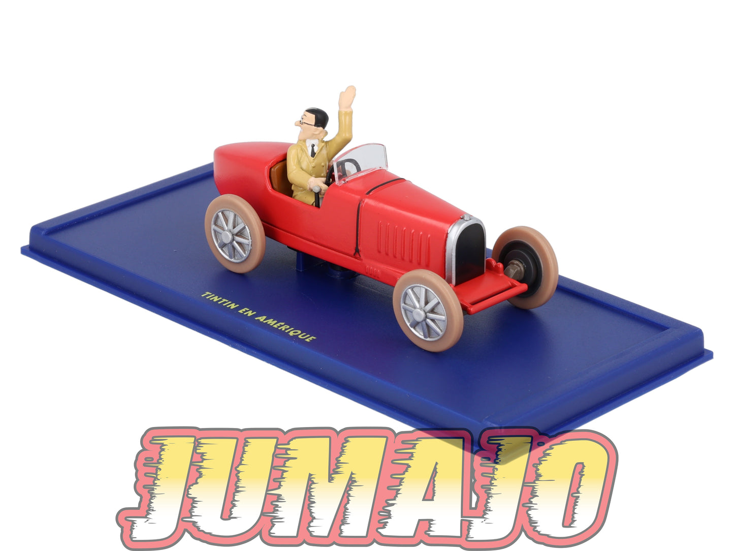 TIN54 Voiture 1/43 TINTIN atlas BUGATTI Type 37 Sport Tintin En Amérique 1926