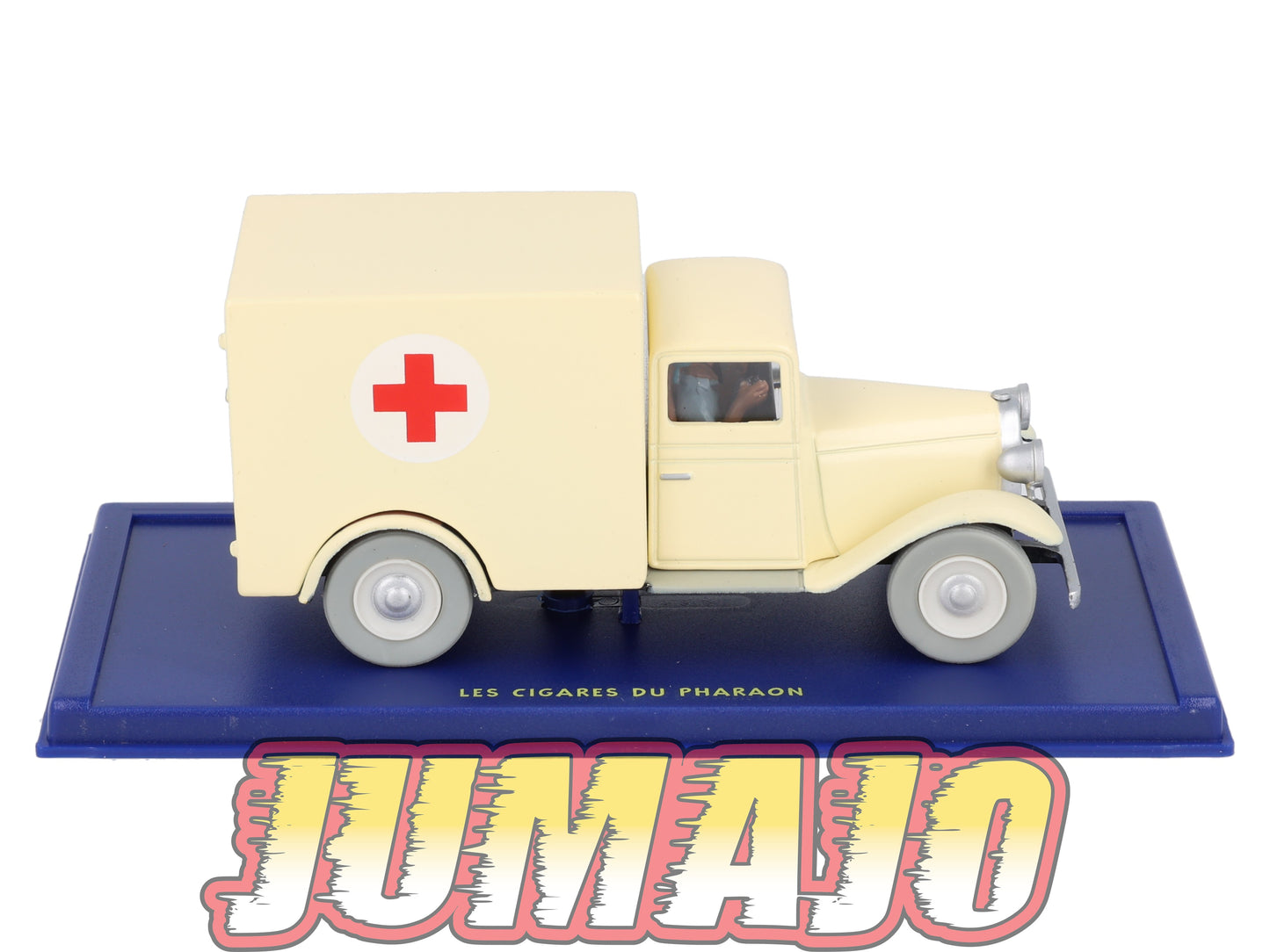 TIN56 Voiture 1/43 TINTIN atlas L'Ambulance De L'Asile Des Cigares Du Pharaon Années 30