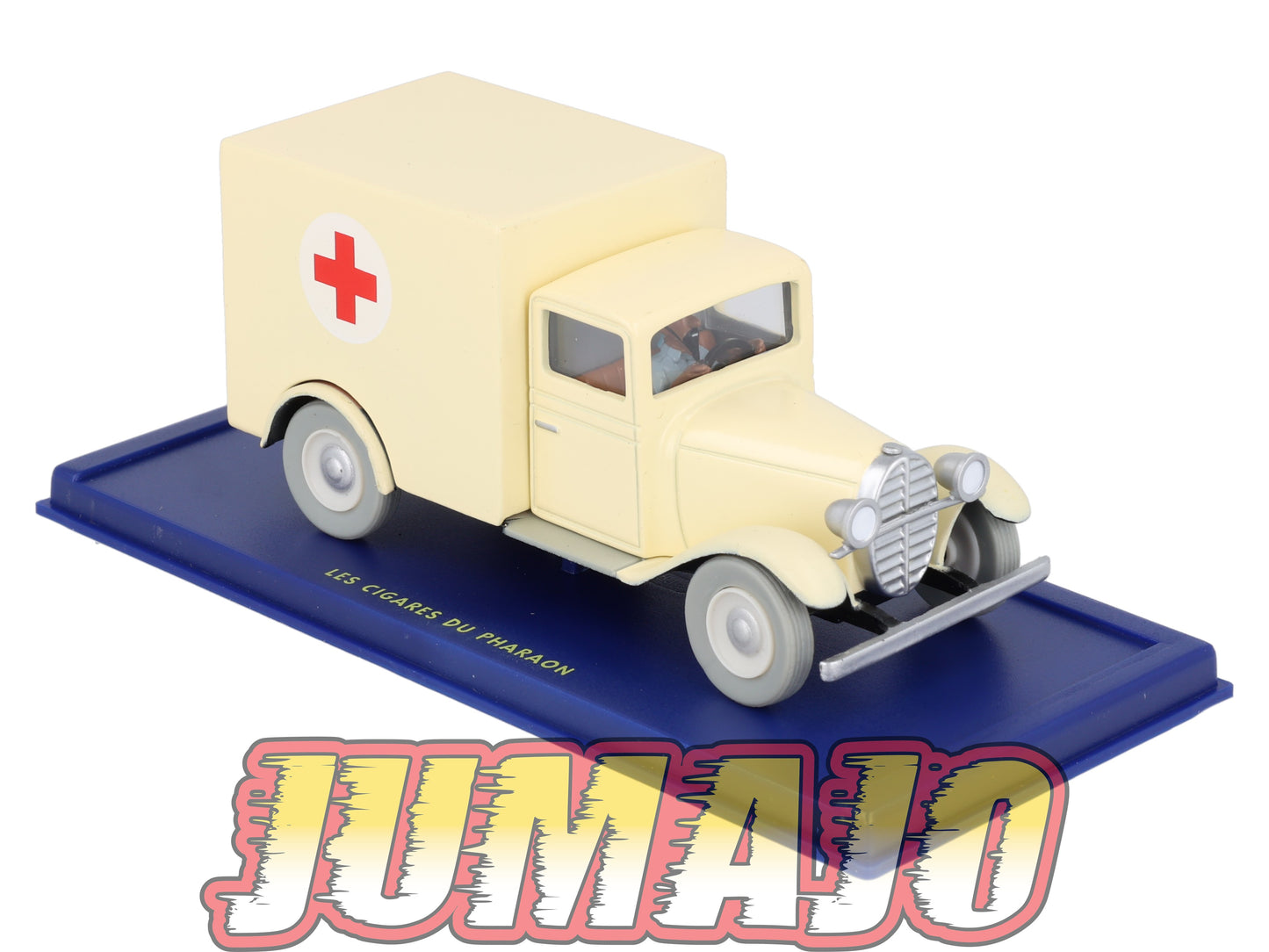 TIN56 Voiture 1/43 TINTIN atlas L'Ambulance De L'Asile Des Cigares Du Pharaon Années 30