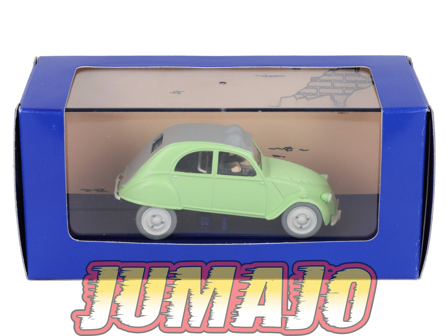 TIN6 Voiture 1/43 TINTIN atlas CITROËN 2CV L'Affaire Tournesol 1949