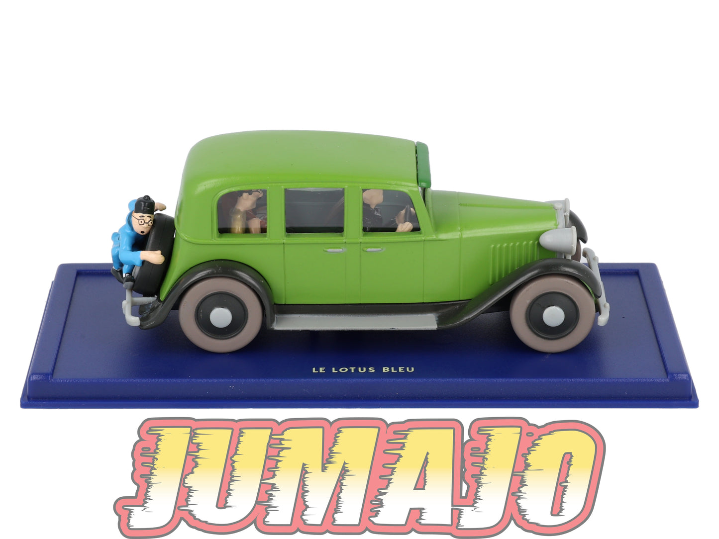 TIN9 Voiture 1/43 TINTIN atlas Limousine LOTUS Bleu Années 30
