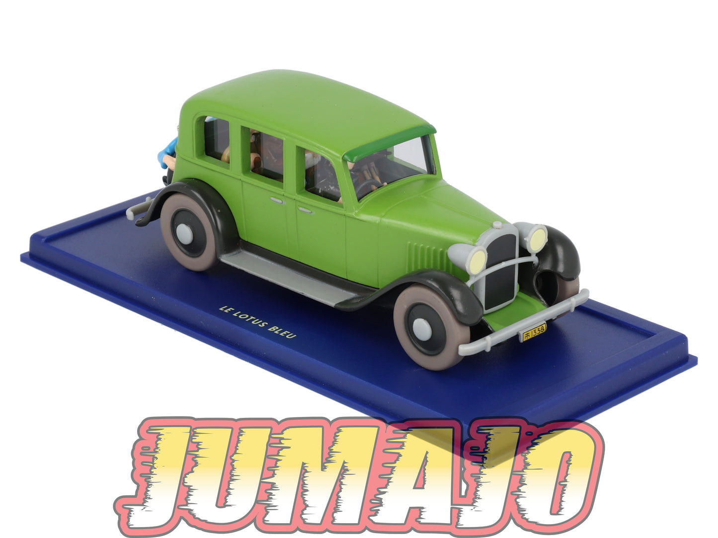 TIN9 Voiture 1/43 TINTIN atlas Limousine LOTUS Bleu Années 30