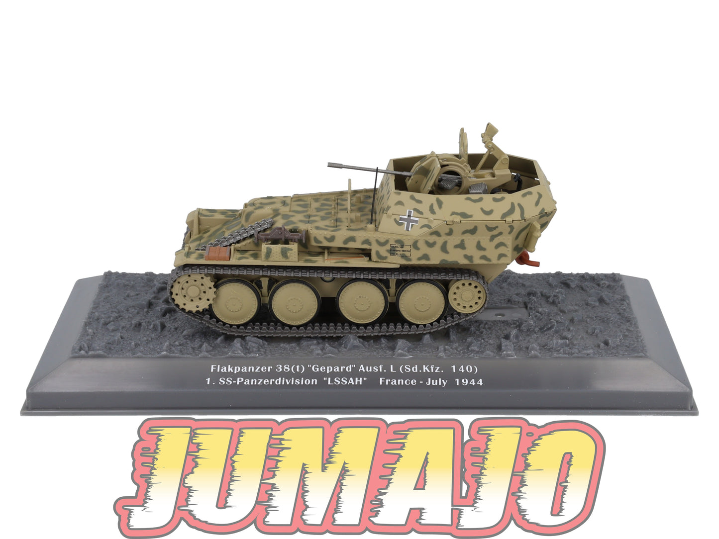TK16 Tank Altaya IXO 1/43 WW2 : Flakpanzer 38(t) Gepard LSSAH France 1944 July