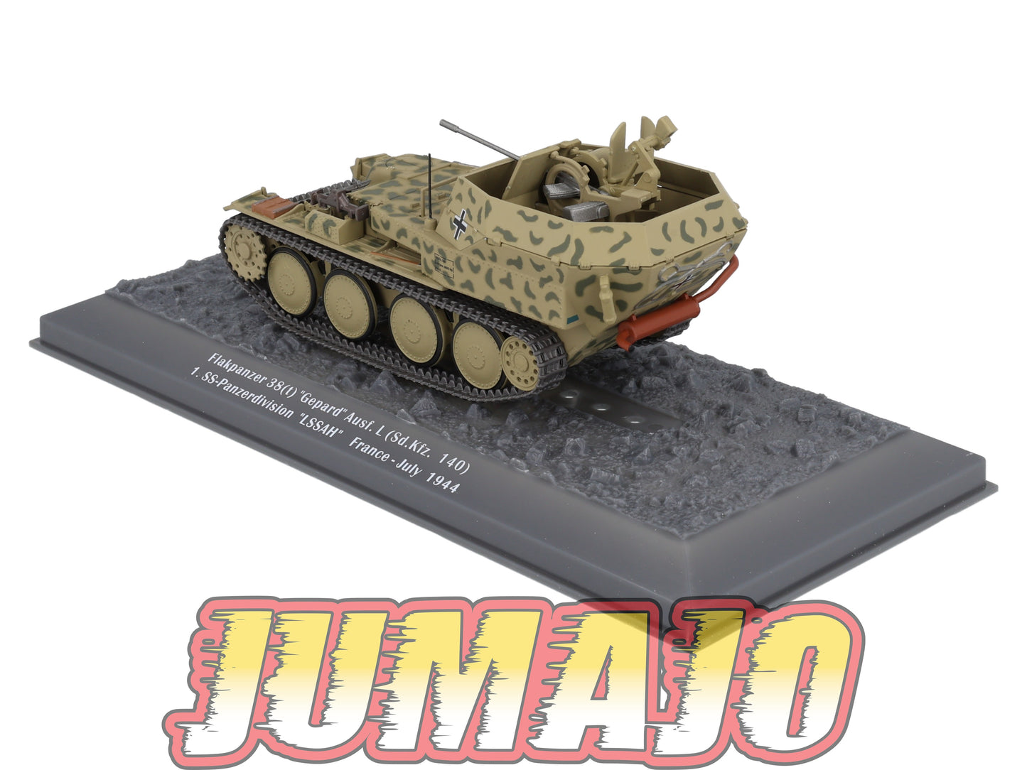 TK16 Tank Altaya IXO 1/43 WW2 : Flakpanzer 38(t) Gepard LSSAH France 1944 July