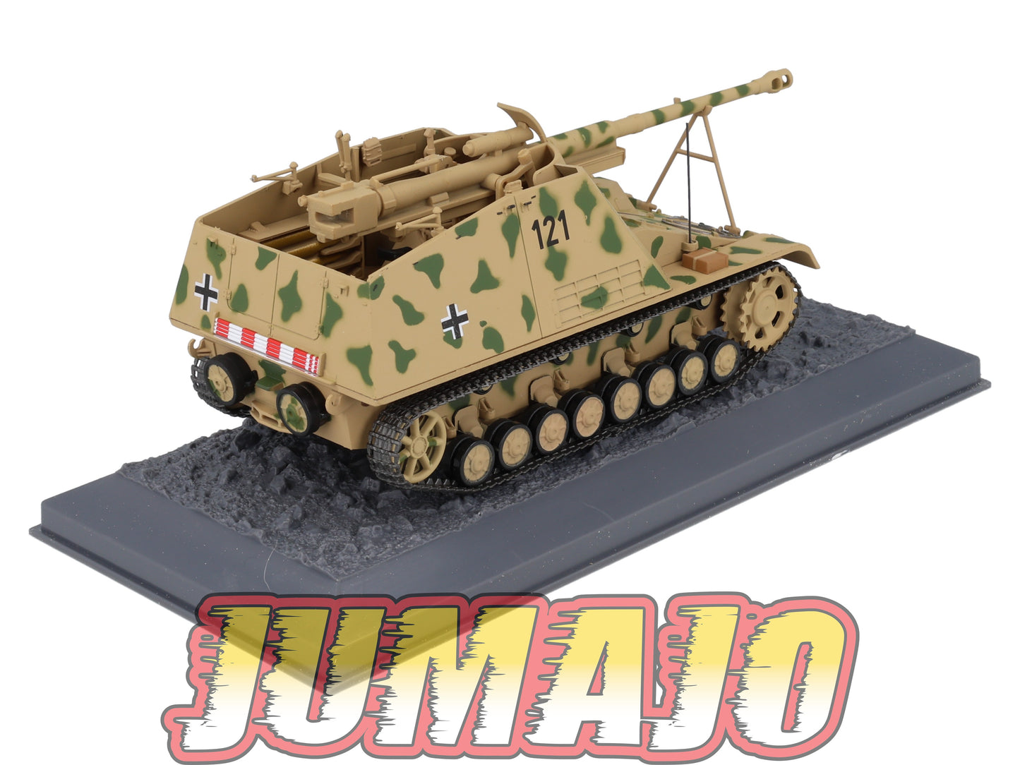 TK24 Tank Altaya IXO 1/43 WW2 : 8.8cm PAK 43/1 Nashorn Panzerjägerabteilung 525 Italy 1944