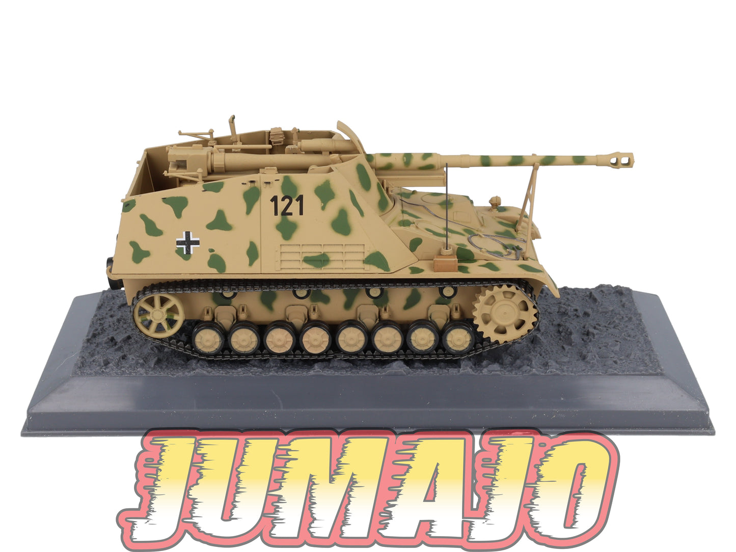 TK24 Tank Altaya IXO 1/43 WW2 : 8.8cm PAK 43/1 Nashorn Panzerjägerabteilung 525 Italy 1944