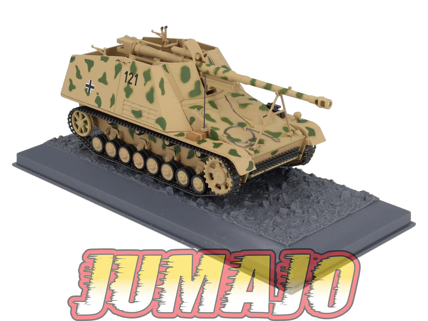 TK24 Tank Altaya IXO 1/43 WW2 : 8.8cm PAK 43/1 Nashorn Panzerjägerabteilung 525 Italy 1944