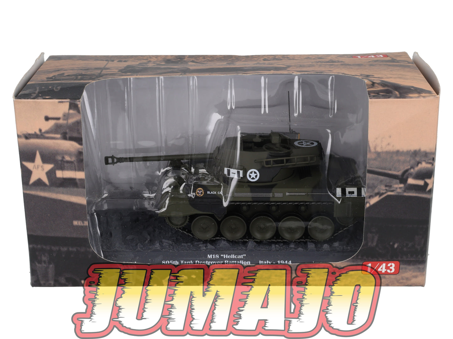 TK25 Tank Altaya IXO 1/43 WW2 : M18 Hellcat 805th Tank Destroyer Italy 1944