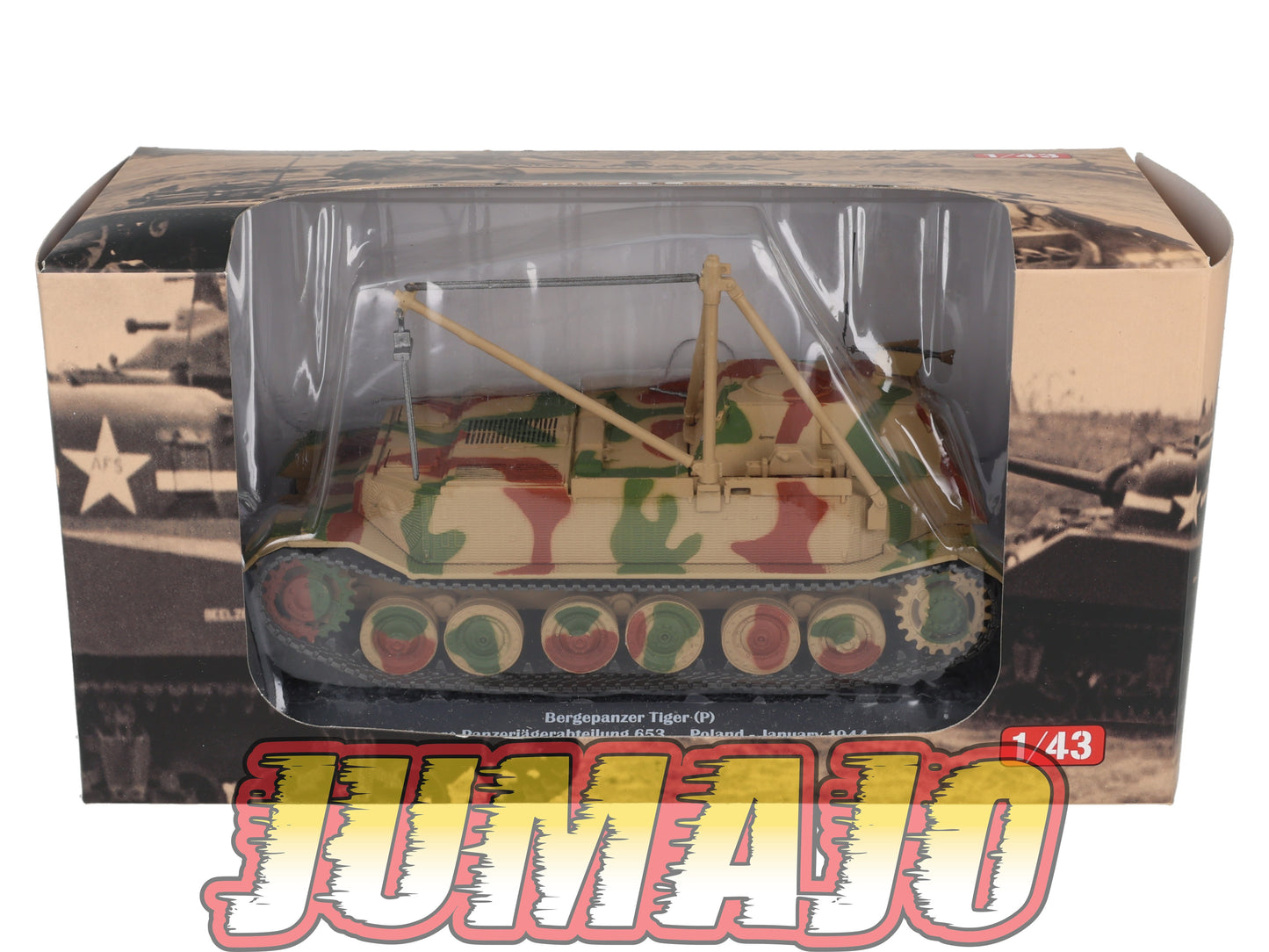 TK30 Tank Altaya IXO 1/43 WW2 : Bergepanzer Tiger Poland 1944 January