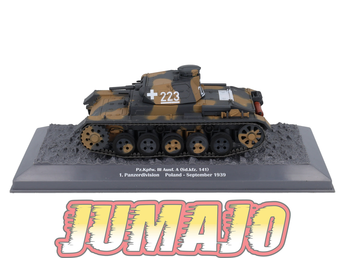 TK35 Tank Altaya IXO 1/43 WW2 : Pz.Kpfw III 1. Panzerdivision Poland 1939 September