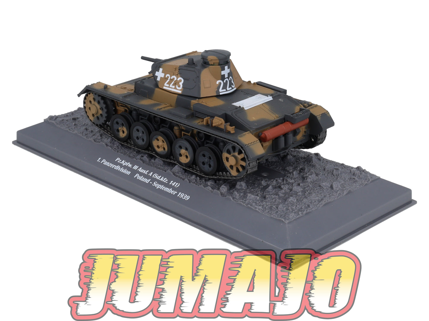 TK35 Tank Altaya IXO 1/43 WW2 : Pz.Kpfw III 1. Panzerdivision Poland 1939 September
