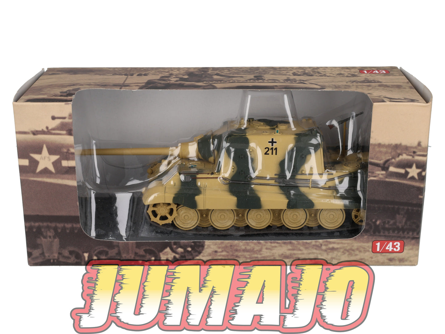 TK4 Tank Altaya IXO 1/43 WW2 : Panzerjäger Tiger Jagdtiger Germany 1945 April